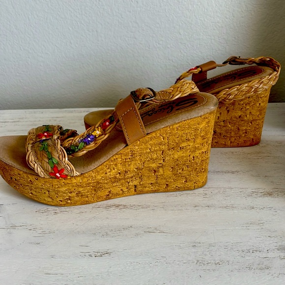 Sbiccca Vintage Collection Wedge Sandal - Picture 2 of 10